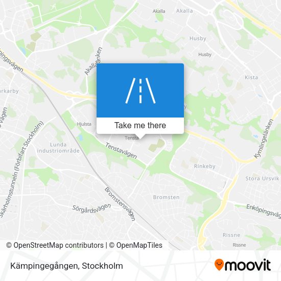 Kämpingegången map