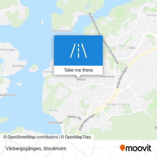 Vårbergsgången map