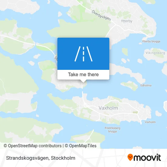 Strandskogsvägen map