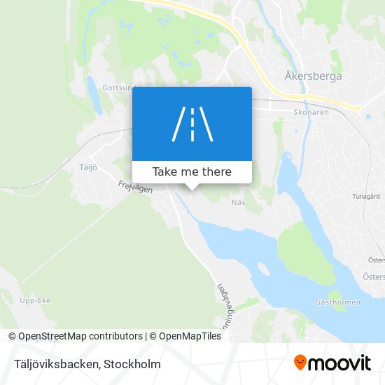 Täljöviksbacken map