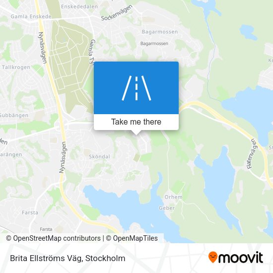 Brita Ellströms Väg map