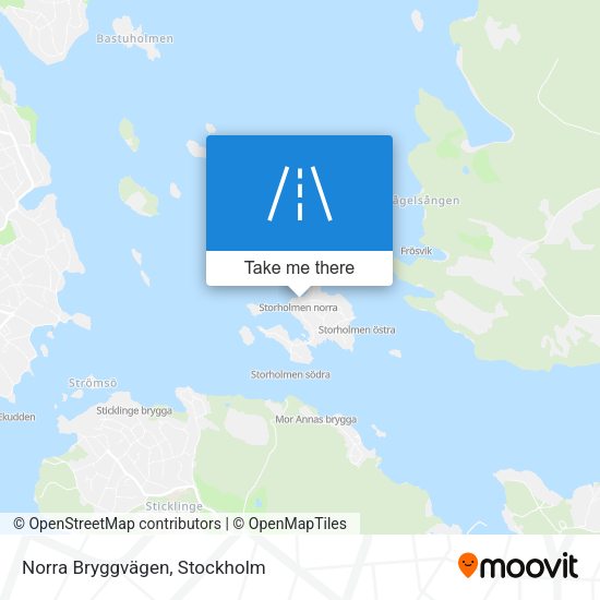 Norra Bryggvägen map