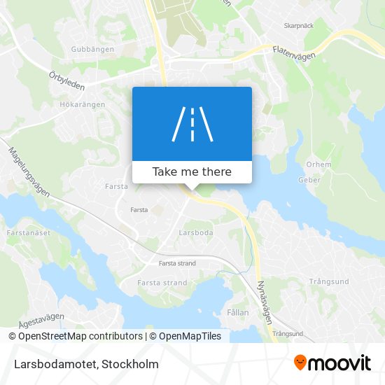 Larsbodamotet map