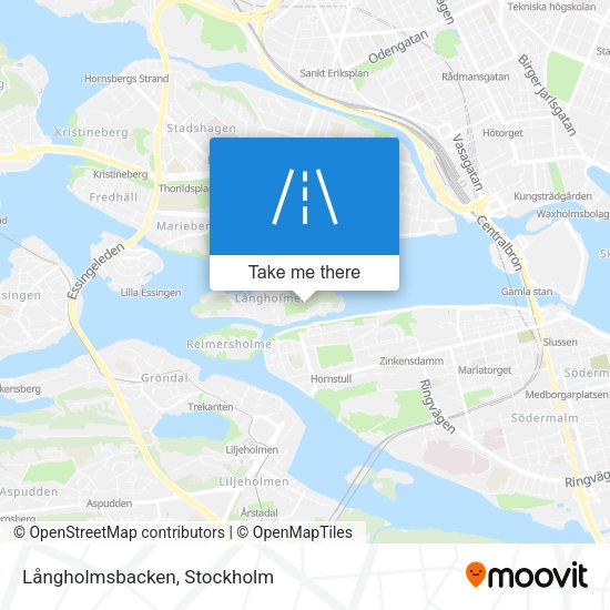 Långholmsbacken map