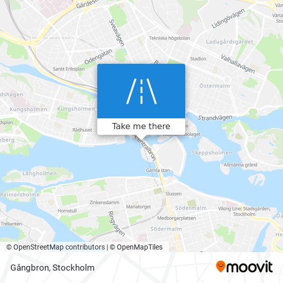 Gångbron map