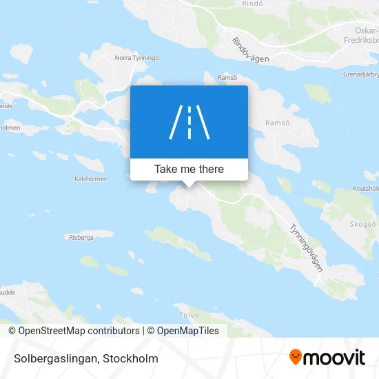 Solbergaslingan map