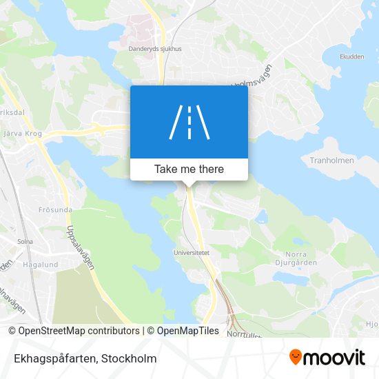 Ekhagspåfarten map