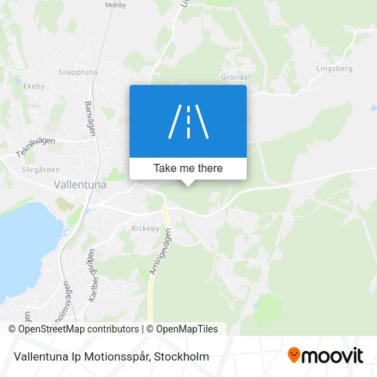 Vallentuna Ip Motionsspår map