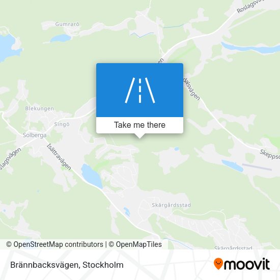 Brännbacksvägen map