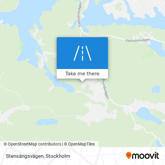 Stensängsvägen map