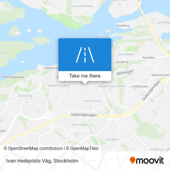 Ivan Hedqvists Väg map