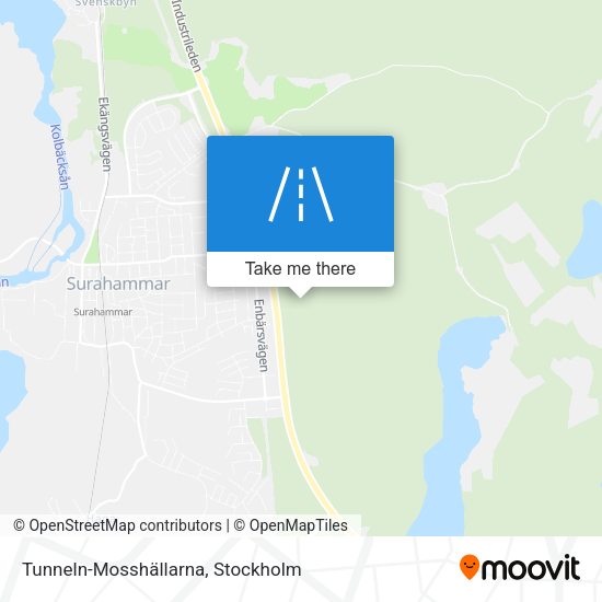 Tunneln-Mosshällarna map