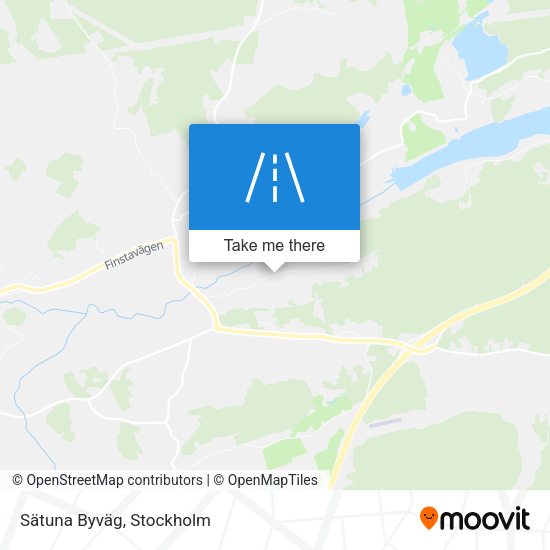 Sätuna Byväg map
