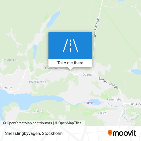 Snesslingbyvägen map