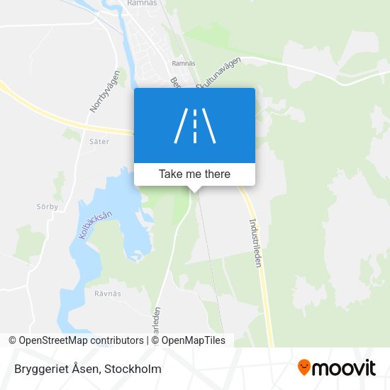 Bryggeriet Åsen map