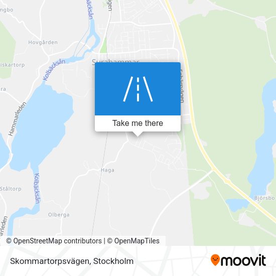 Skommartorpsvägen map