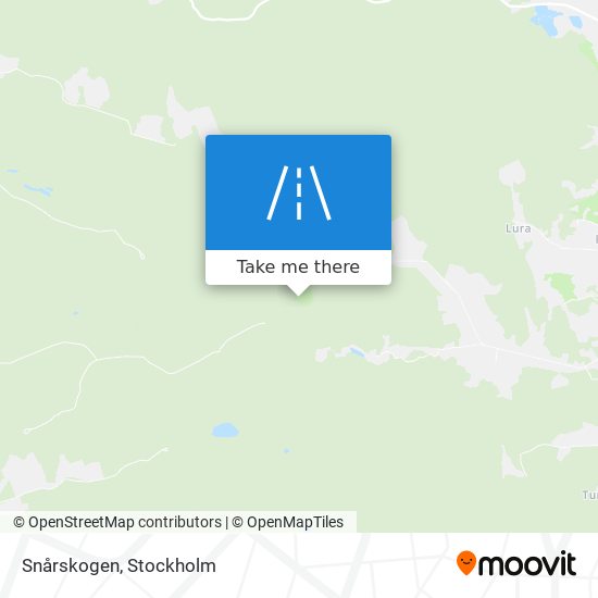 Snårskogen map