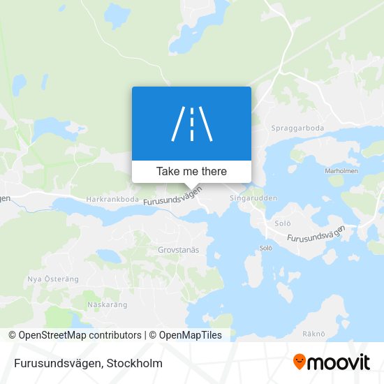 Furusundsvägen map