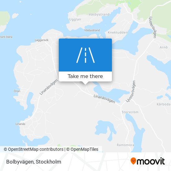 Bolbyvägen map