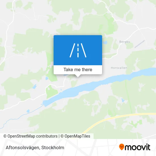 Aftonsolsvägen map