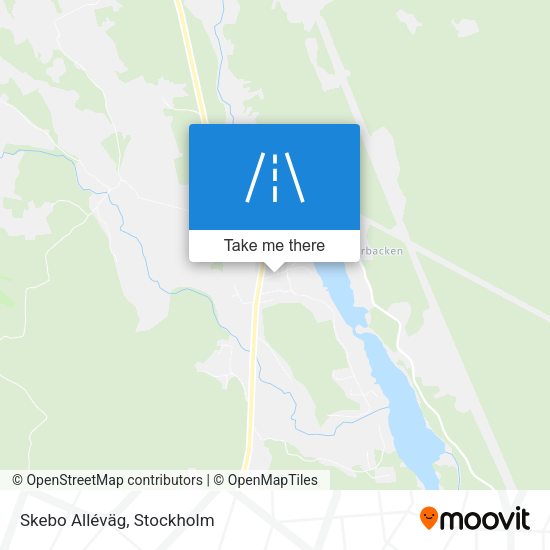 Skebo Alléväg map