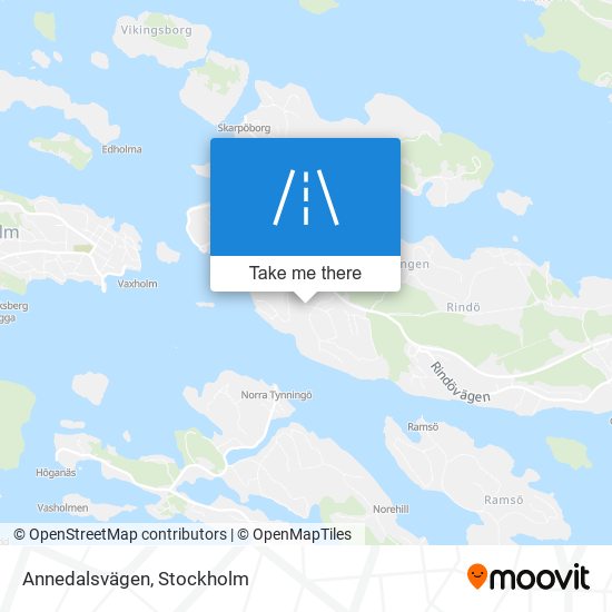 Annedalsvägen map