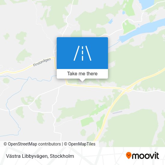 Västra Libbyvägen map