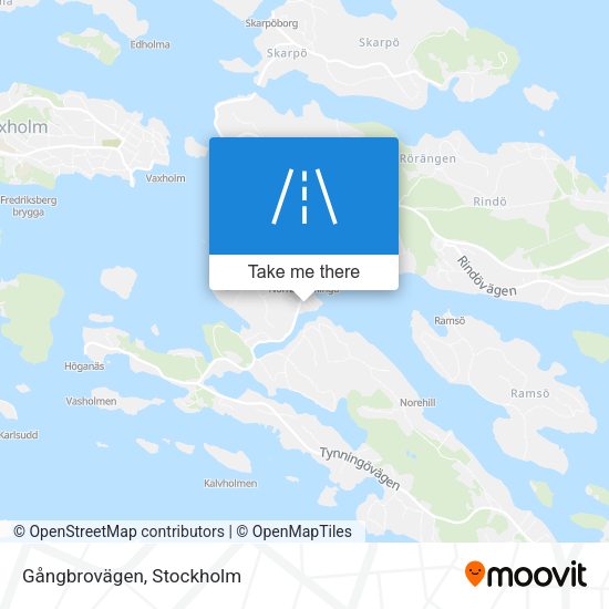Gångbrovägen map