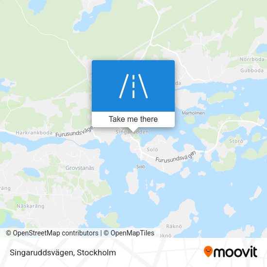 Singaruddsvägen map