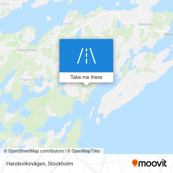 Handsviksvägen map