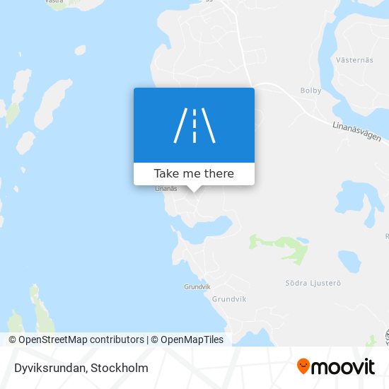 Dyviksrundan map