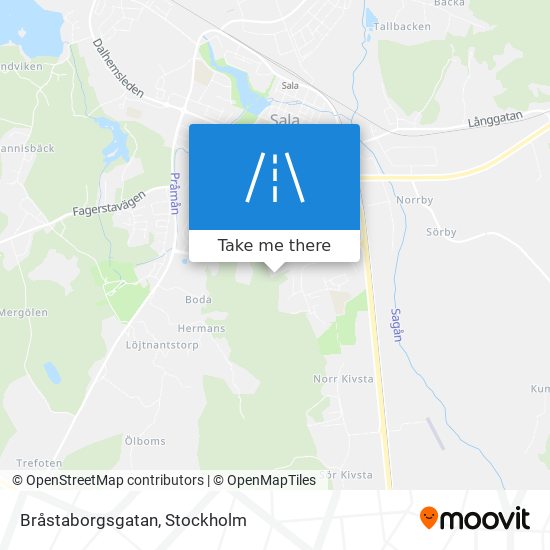 Bråstaborgsgatan map