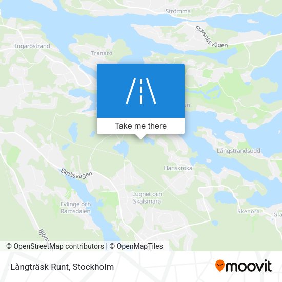Långträsk Runt map