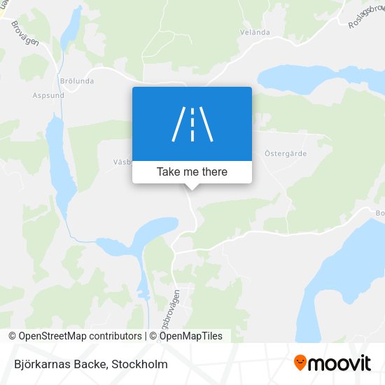 Björkarnas Backe map