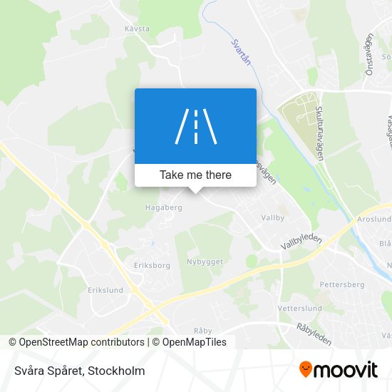 Svåra Spåret map