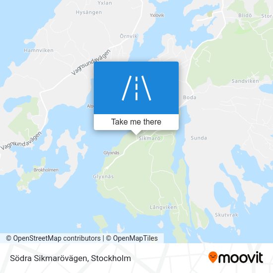 Södra Sikmarövägen map