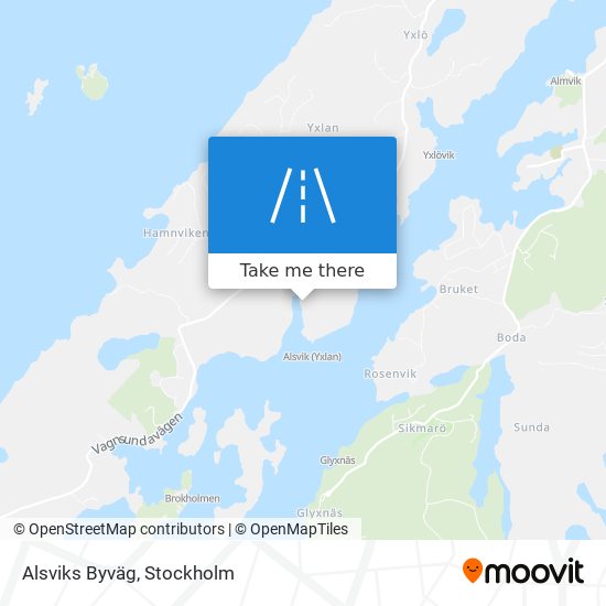 Alsviks Byväg map