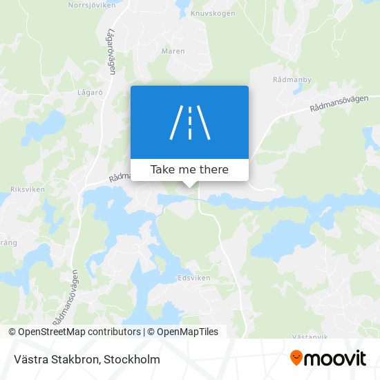 Västra Stakbron map