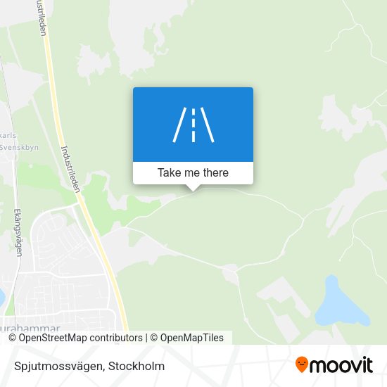 Spjutmossvägen map