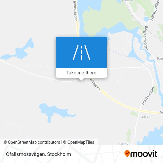 Öfallsmossvägen map
