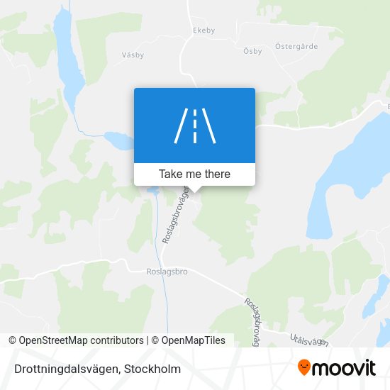 Drottningdalsvägen map