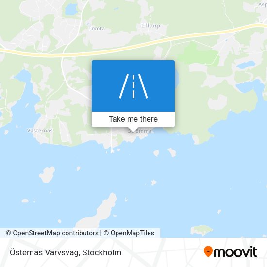 Östernäs Varvsväg map