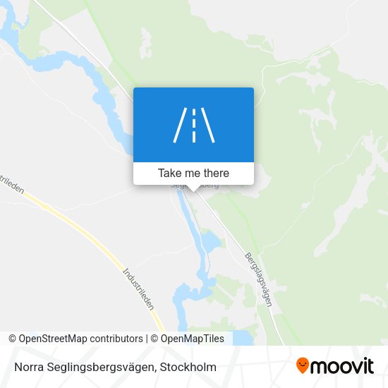 Norra Seglingsbergsvägen map