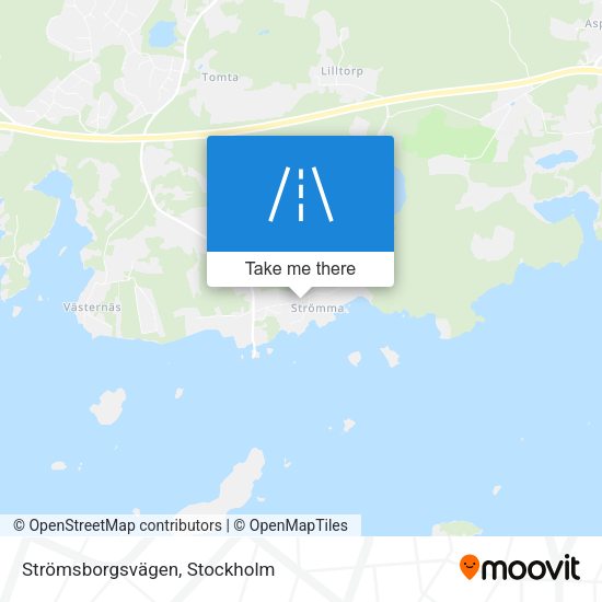 Strömsborgsvägen map
