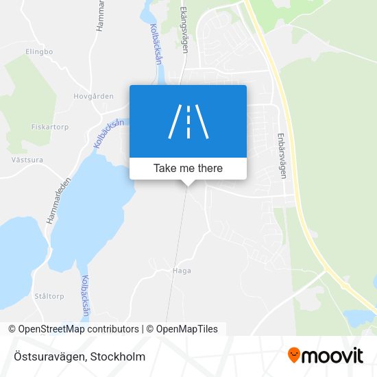 Östsuravägen map