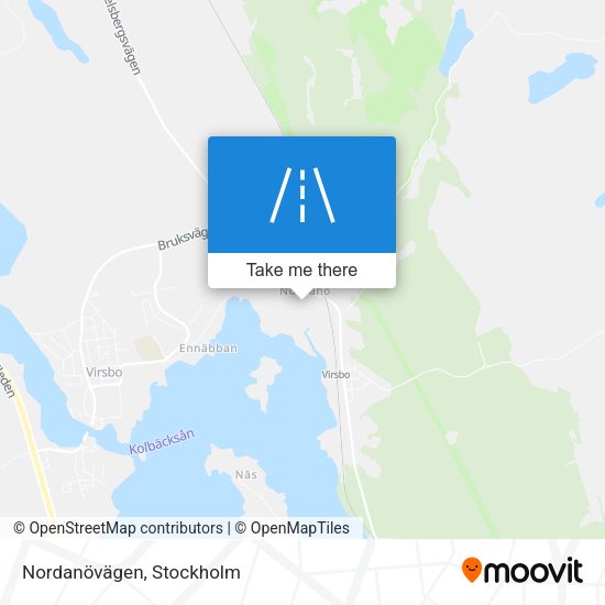 Nordanövägen map