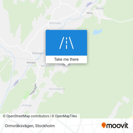 Ormvråksvägen map