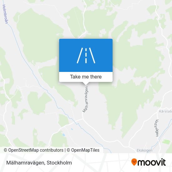 Mälhamravägen map