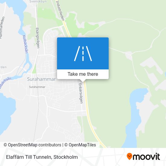 Elaffärn Till Tunneln map
