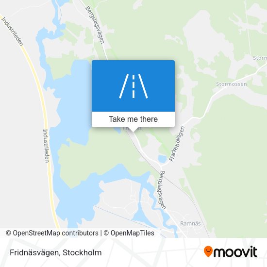 Fridnäsvägen map